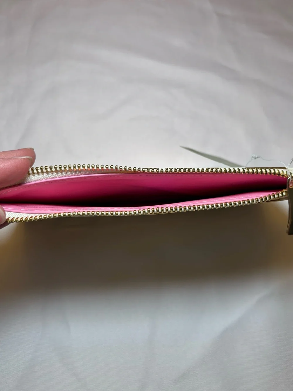 Kate Spade ♠️ Golden Floral pencil pouch